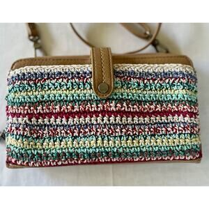 The Sak Iris Large Smartphone Crossbody Bag (Eden Stripe)